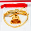 One Of The Three 18K Gold-Plated Christmas Bells by Georg Jensen, 1984 - Thumbnail Image 4