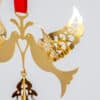 24K Gold-Plated Fir Tree and Doves by Georg Jensen, 2014 - Thumbnail Image 3
