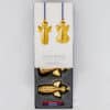 Pair of 18K Gold-Plated Christmas Angel Ornaments by Georg Jensen, Denmark - Thumbnail Image 4