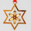 Set of Six 18K Gold-Plated Christmas Star Ornaments by Georg Jensen, Denmark - Thumbnail Image 11