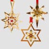 Set of Six 18K Gold-Plated Christmas Star Ornaments by Georg Jensen, Denmark - Thumbnail Image 13