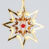 Set of Six 18K Gold-Plated Christmas Star Ornaments by Georg Jensen, Denmark - Thumbnail Image 3