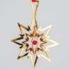 Set of Six 18K Gold-Plated Christmas Star Ornaments by Georg Jensen, Denmark - Thumbnail Image 4