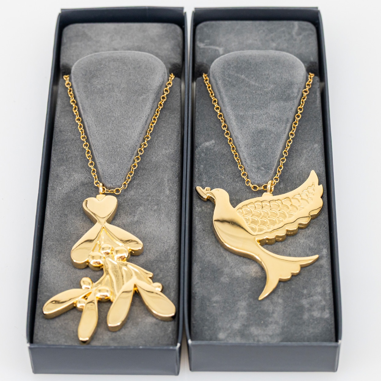 Set of 12 18K Gold-Plated Christmas Ornaments by Georg Jensen, Denmark - Image 8