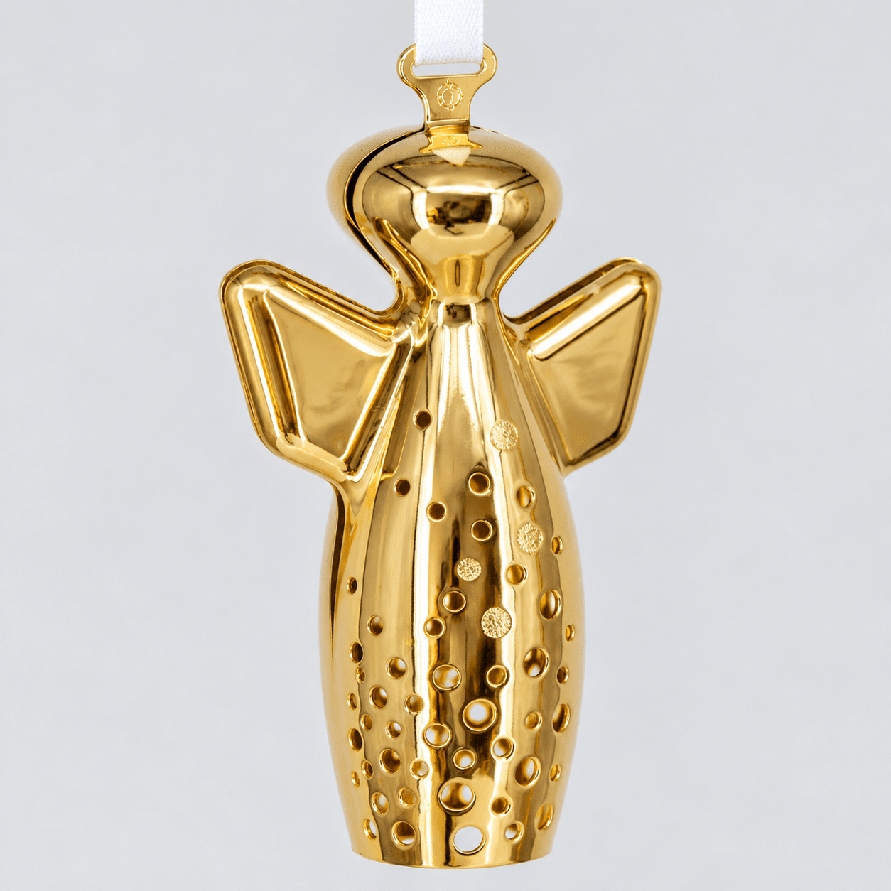 Set of Seven 18-Carat Gold-Plated Angels by Georg Jensen, Different Years - Image 6