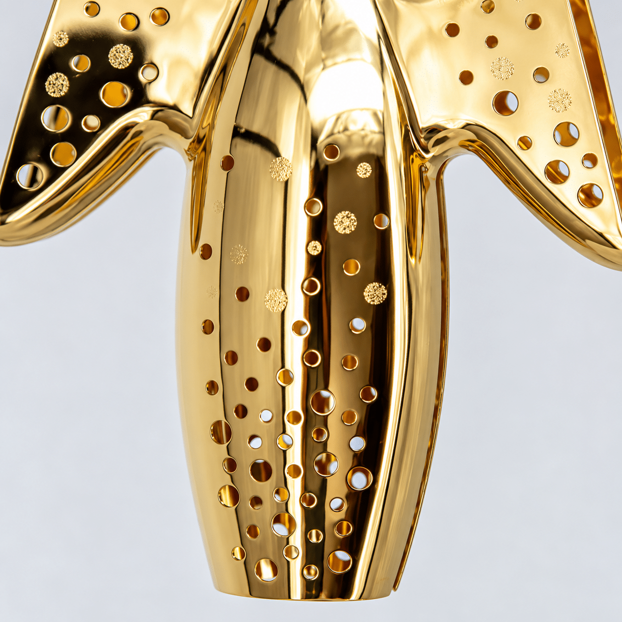 Complete 18 kr. Christmas Display, Stainless Steel, With 5 Ornaments inl. LED Candles - Image 3