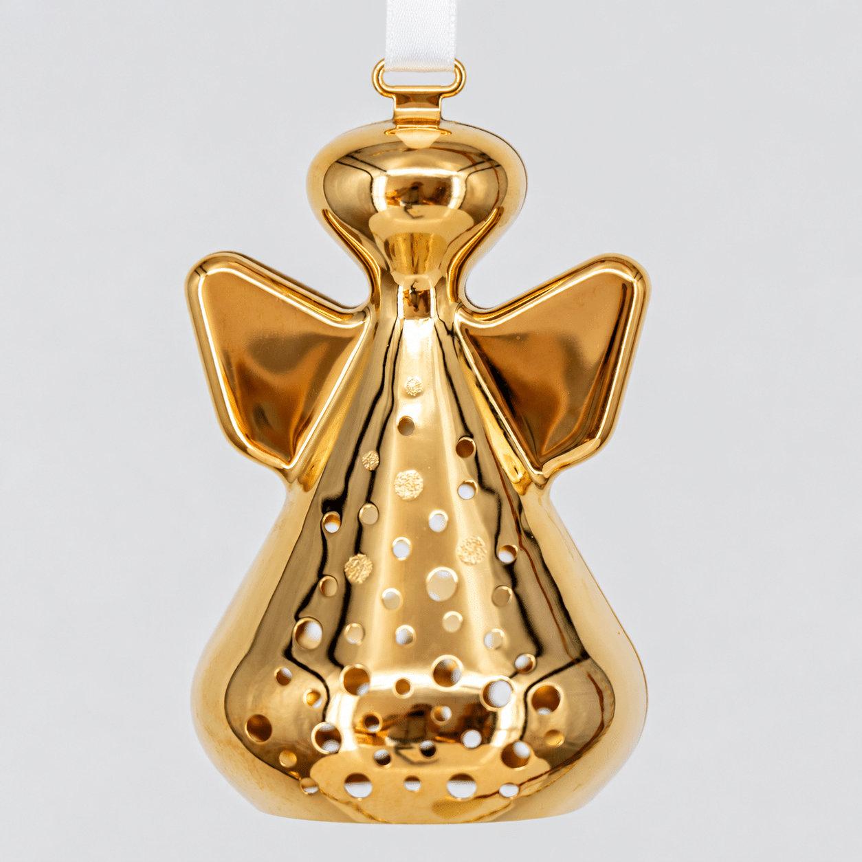 Set of Seven 18-Carat Gold-Plated Angels by Georg Jensen, Different Years - Image 5