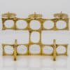 1 of the 2 Heinz Goll 3 Armed Brass Candleholders, Austria 1970 - Thumbnail Image 7