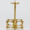 1 of the 2 Heinz Goll 3 Armed Brass Candleholders, Austria 1970 - Thumbnail Image 9
