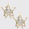 1 Of The 2 Holmegaard Golden Christmas Candleholder Star, Denmark 2006 - Thumbnail Image 4