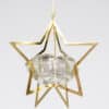 1 Of The 2 Holmegaard Golden Christmas Candleholder Star, Denmark 2006 - Thumbnail Image 2