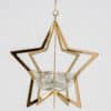 1 Of The 2 Holmegaard Golden Christmas Candleholder Star, Denmark 2006 - Thumbnail Image 5