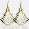 1 Of The 2 Holmegaard Golden Christmas Candleholder Tree, Denmark 2006 - Thumbnail Image 5