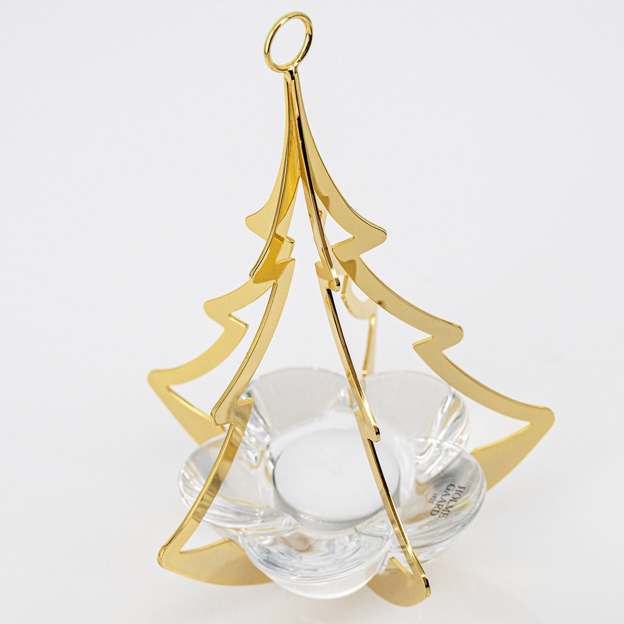 1 Of The 2 Holmegaard Golden Christmas Candleholder Tree, Denmark 2006 - Image 10