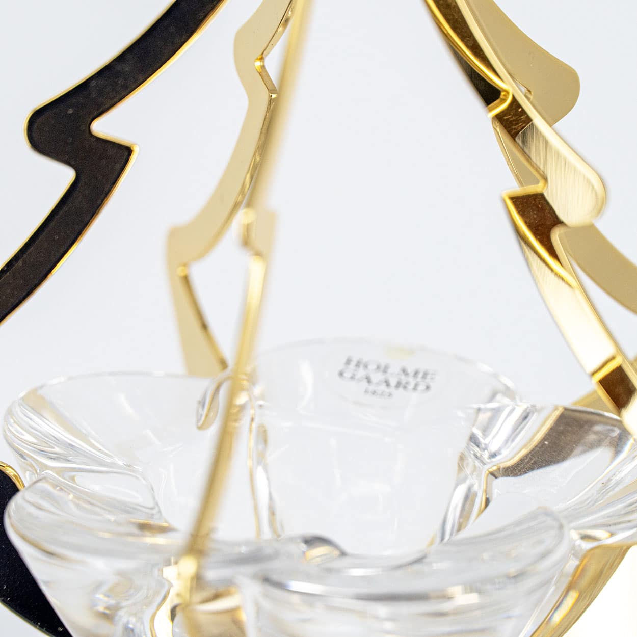 1 Of The 2 Holmegaard Golden Christmas Candleholder Tree, Denmark 2006 - Image 8