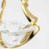 1 Of The 2 Holmegaard Golden Christmas Candleholder Tree, Denmark 2006 - Thumbnail Image 2