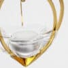 1 Of The 2 Holmegaard Golden Christmas Candleholder Heart, Denmark 2006 - Thumbnail Image 6