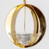 1 Of The 2 Holmegaard Golden Christmas Candleholder Ball, Denmark 2004 - Thumbnail Image 6