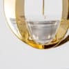 1 Of The 2 Holmegaard Golden Christmas Candleholder Ball, Denmark 2004 - Thumbnail Image 5