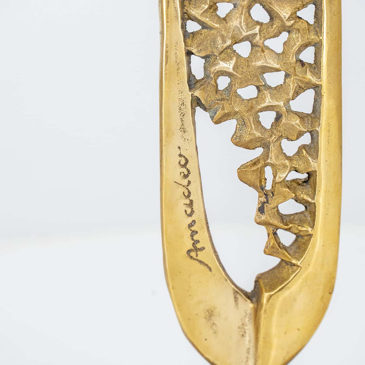 Pair of Large Kurt Jesch Amadeo Fratelli Tonini Candlelabras Brass ,1960 - Image 5