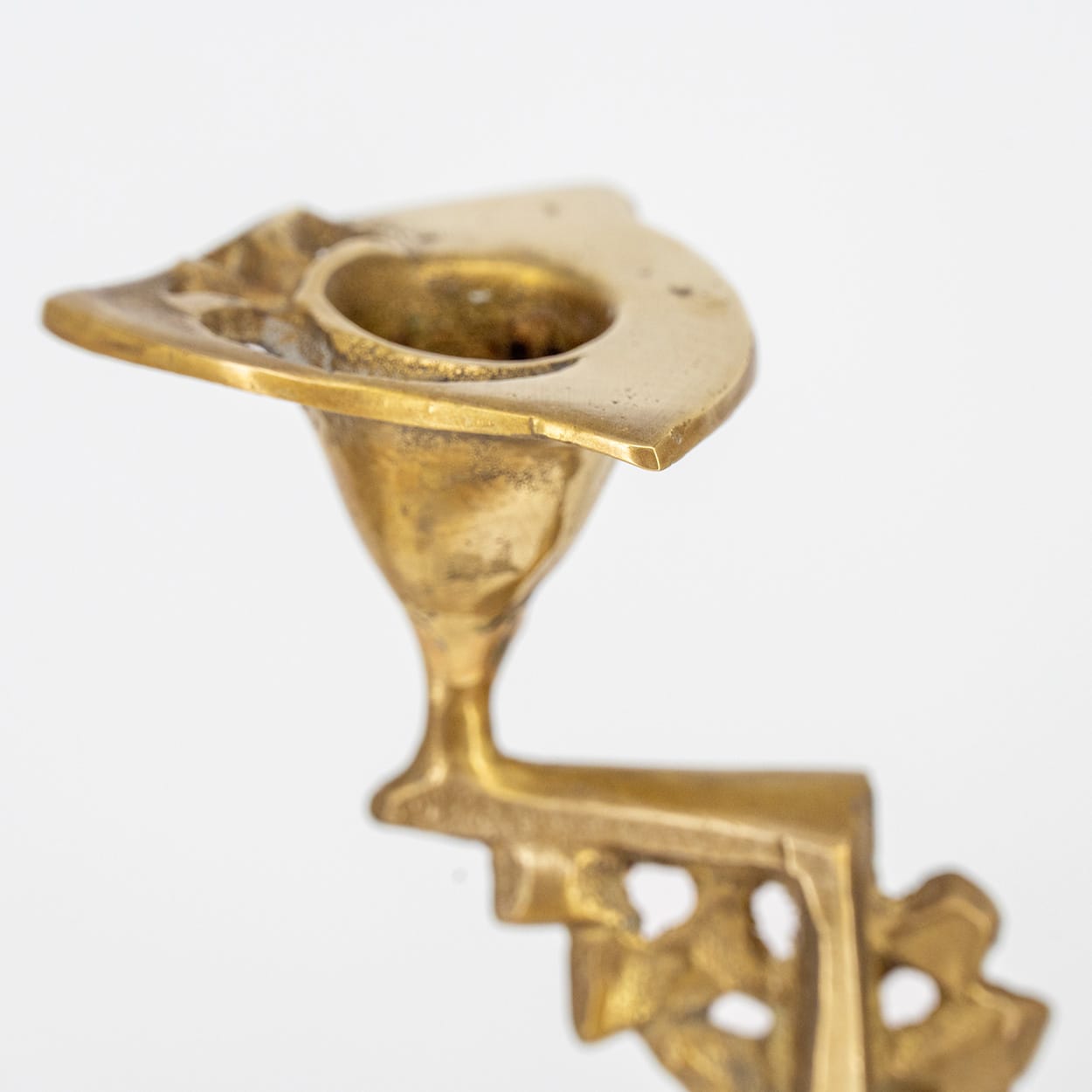 Pair of Large Kurt Jesch Amadeo Fratelli Tonini Candlelabras Brass ,1960 - Image 3