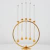 24 Carat Advent Candleholder Annual Ring, Incl LED Candles Denmark, 1970 - Thumbnail Image 1