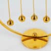 24 Carat Advent Candleholder Annual Ring, Incl LED Candles Denmark, 1970 - Thumbnail Image 3