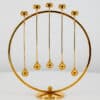24 Carat Advent Candleholder Annual Ring, Incl LED Candles Denmark, 1970 - Thumbnail Image 7