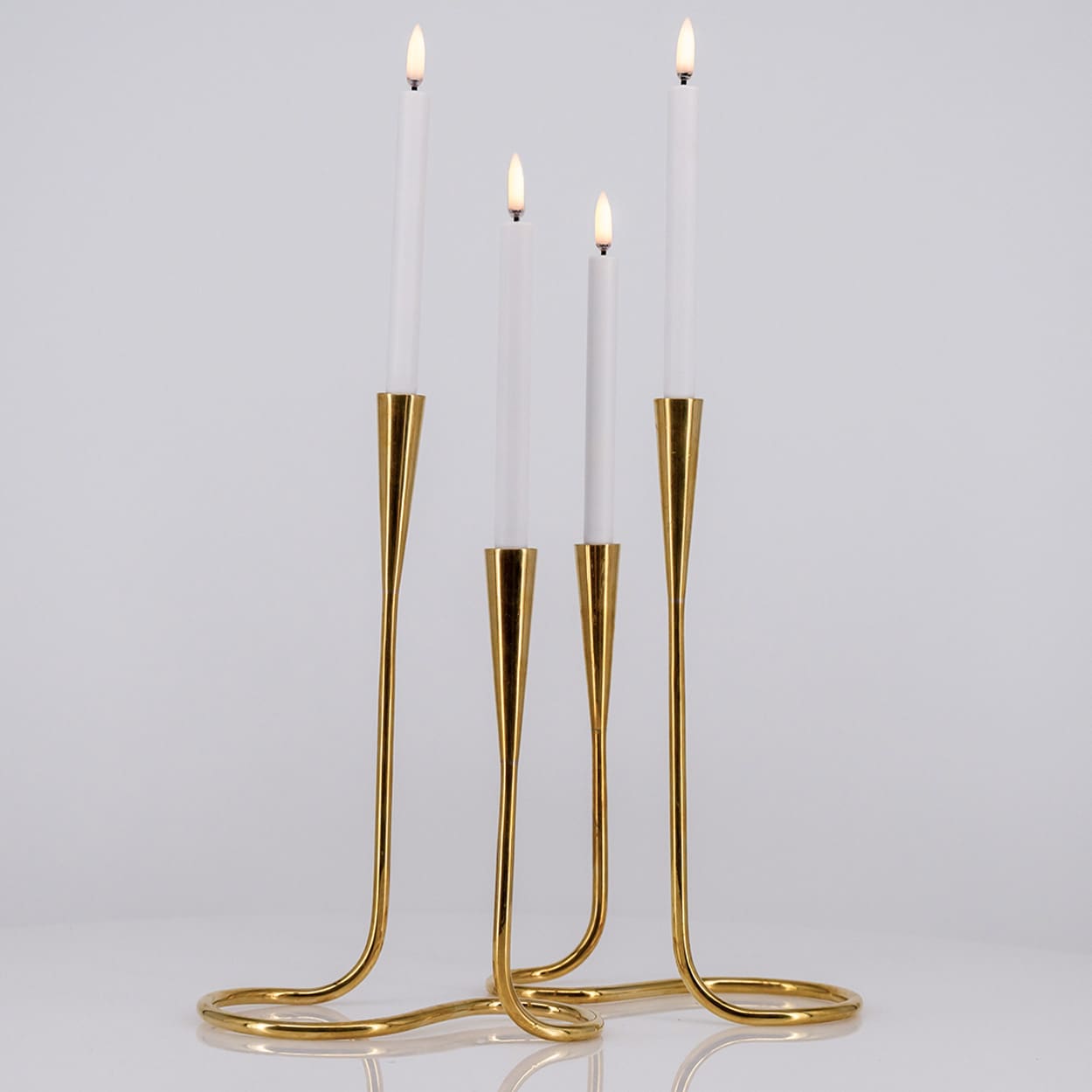 1 of the 2 Illums Bolighus Messing Candleholders, Denmark 1960 - Image 7