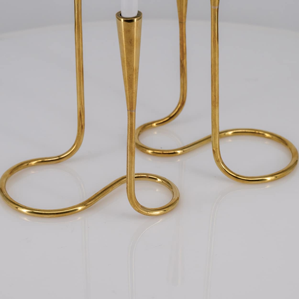 1 of the 2 Illums Bolighus Messing Candleholders, Denmark 1960 - Image 9