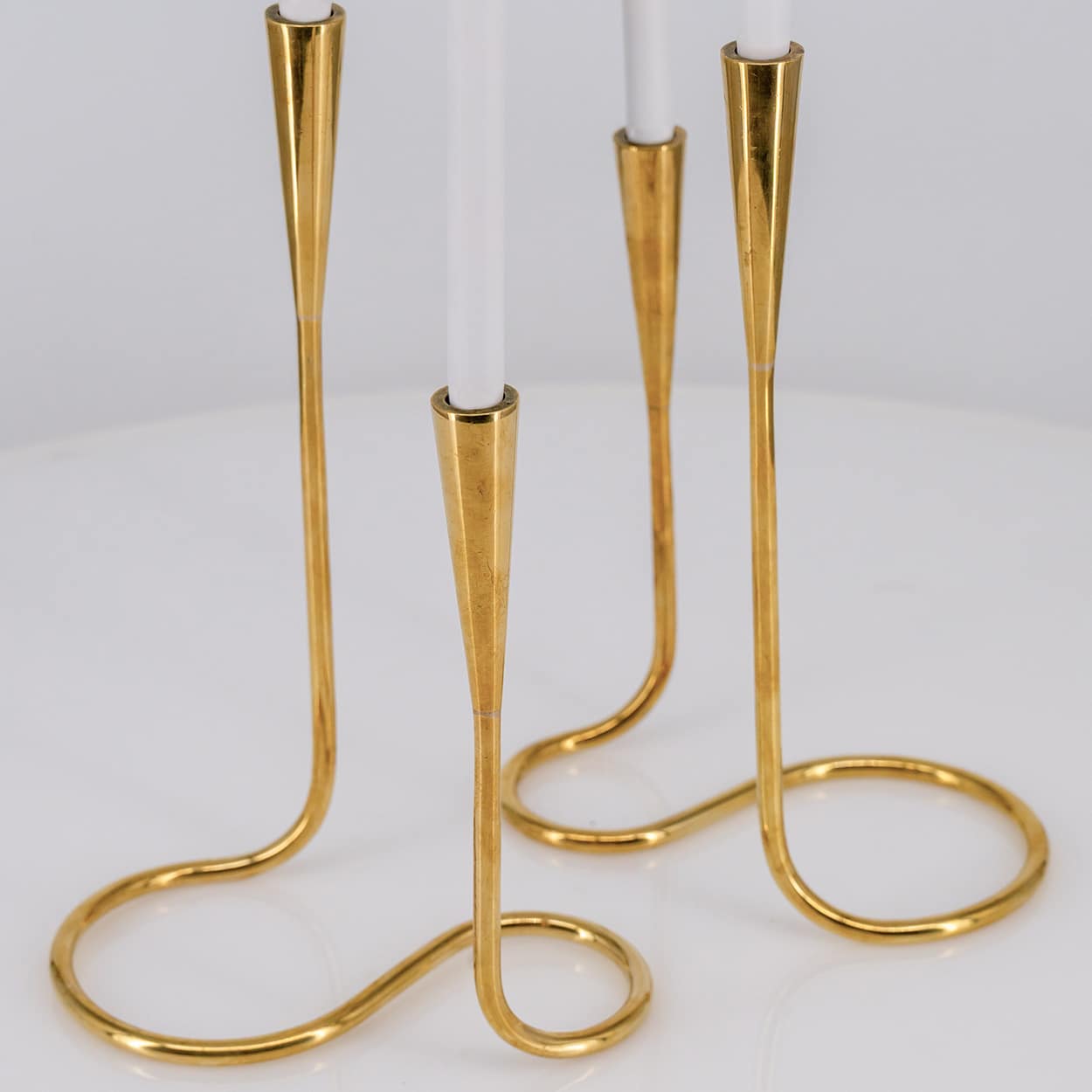 1 of the 2 Illums Bolighus Messing Candleholders, Denmark 1960 - Image 4