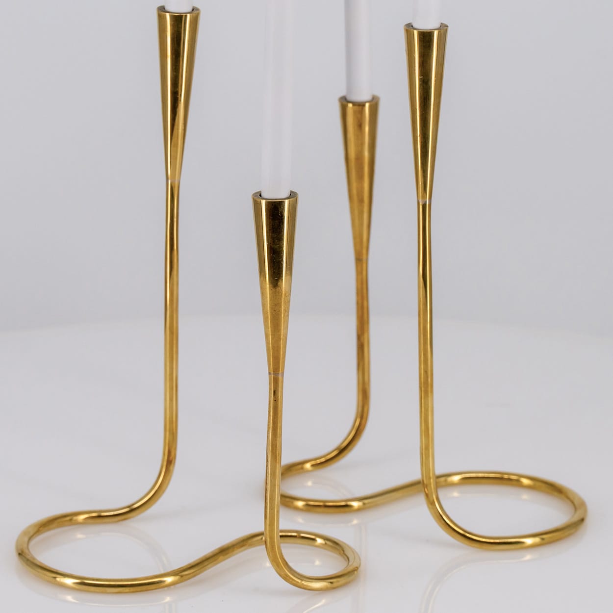 1 of the 2 Illums Bolighus Messing Candleholders, Denmark 1960 - Image 8