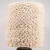 XXL Jeppe Hagedorn Ceramic Lamp, Custom Merino Wool Shade, Denmark 1960s - Thumbnail Image 4