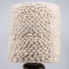 XXL Jeppe Hagedorn Ceramic Lamp, Custom Merino Wool Shade, Denmark 1960s - Thumbnail Image 11