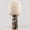 XXL Jeppe Hagedorn Ceramic Lamp, Custom Merino Wool Shade, Denmark 1960s - Thumbnail Image 7