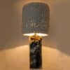 XXL Jeppe Hagedorn Ceramic Lamp, Custom Merino Wool Shade, Denmark 1960s - Thumbnail Image 9