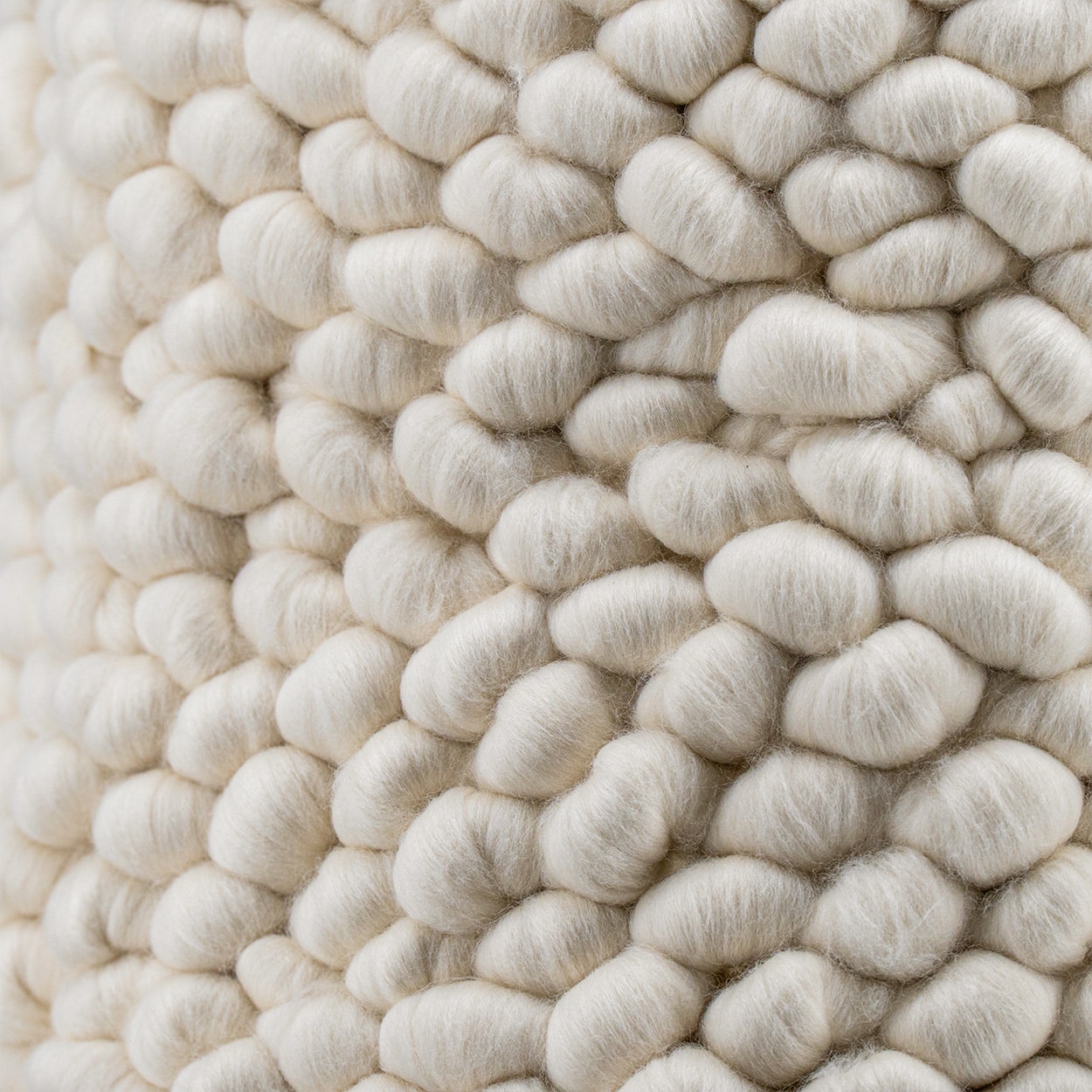 XXL Jeppe Hagedorn Ceramic Lamp, Custom Merino Wool Shade, Denmark 1960s - Image 3