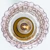 Several Purple Glass Chrome Pendant Lights in Style of Kalmar, 1950s - Thumbnail Image 2