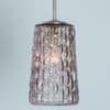 Several Purple Glass Chrome Pendant Lights in Style of Kalmar, 1950s - Thumbnail Image 7