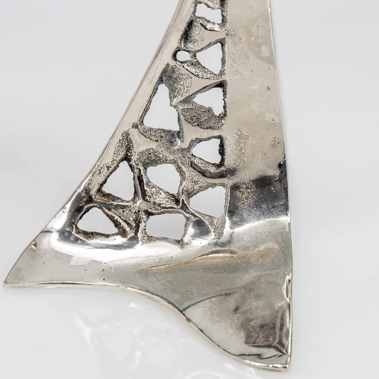 Pair of Kurt Jesch Amadeo Fratelli Tonini Candlelabras Chrome,1969 - Image 5