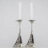 Pair of Kurt Jesch Amadeo Fratelli Tonini Candlelabras Chrome,1969 - Thumbnail Image 3