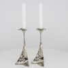 Pair of Kurt Jesch Amadeo Fratelli Tonini Candlelabras Chrome,1969 - Thumbnail Image 7