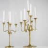 Kurt Jesch Amadeo Fratelli Tonini Four Arm and Seven Arm Candlelabra Brass ,1960 - Thumbnail Image 1