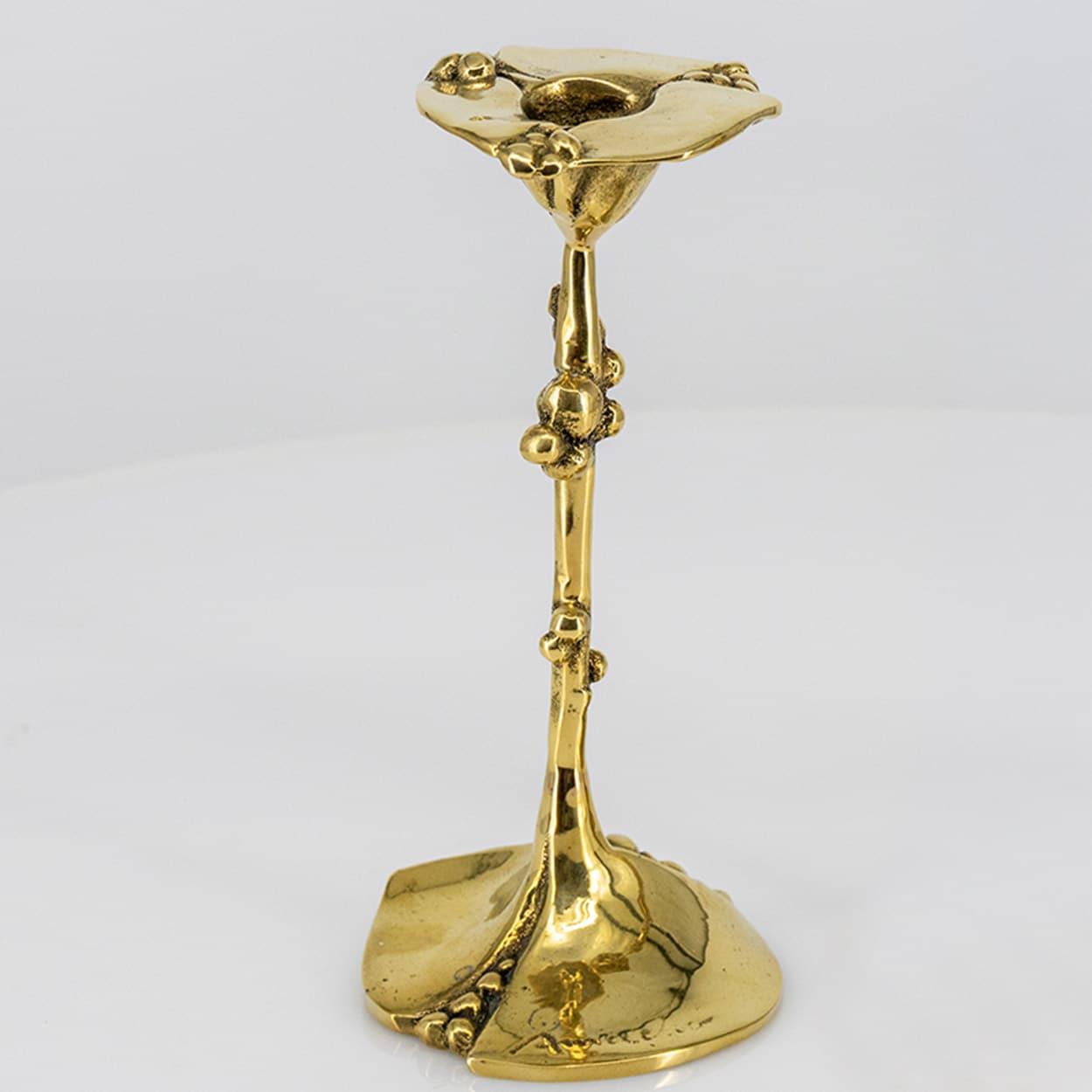 Kurt Jesch Amadeo Brass Candleholder Small, 1960 - Image 1