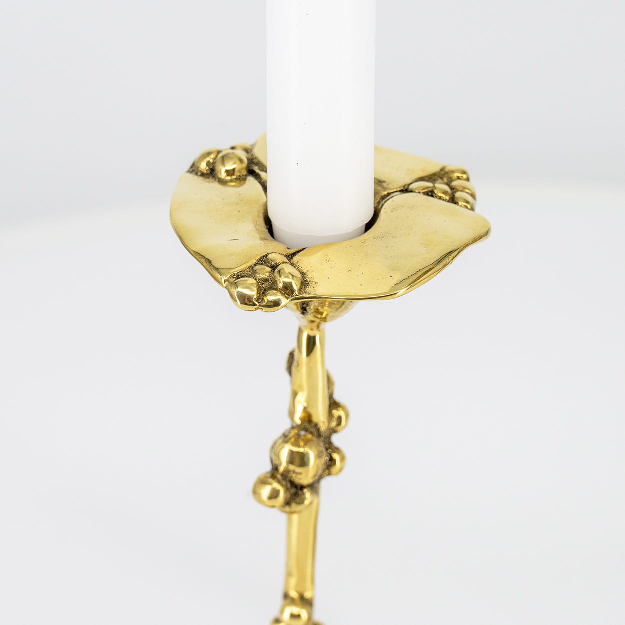 Kurt Jesch Amadeo Brass Candleholder Small, 1960 - Image 3