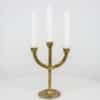 1 of the 2 Kurt Jesch Amadeo Solid Bronze Three Arm Candlelabra Brass, 1960 - Thumbnail Image 6