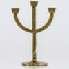 1 of the 2 Kurt Jesch Amadeo Solid Bronze Three Arm Candlelabra Brass, 1960 - Thumbnail Image 9