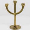 1 of the 2 Kurt Jesch Amadeo Solid Bronze Three Arm Candlelabra Brass, 1960 - Thumbnail Image 11