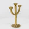 1 of the 2 Kurt Jesch Amadeo Solid Bronze Three Arm Candlelabra Brass, 1960 - Thumbnail Image 7