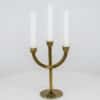 1 of the 2 Kurt Jesch Amadeo Solid Bronze Three Arm Candlelabra Brass, 1960 - Thumbnail Image 8